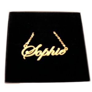 14K Gold Plated Name Necklace - Sophie